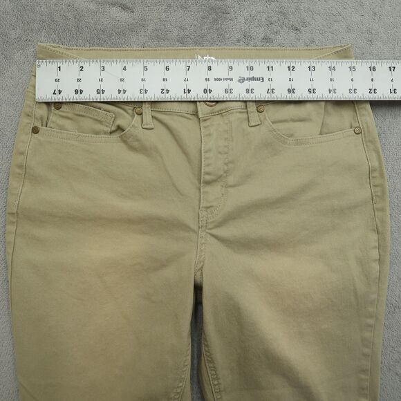 New Directions Jeans Women's Size 10R Beige Mid-Rise Skinny Denim 26" Inseam - Picture 14 of 15